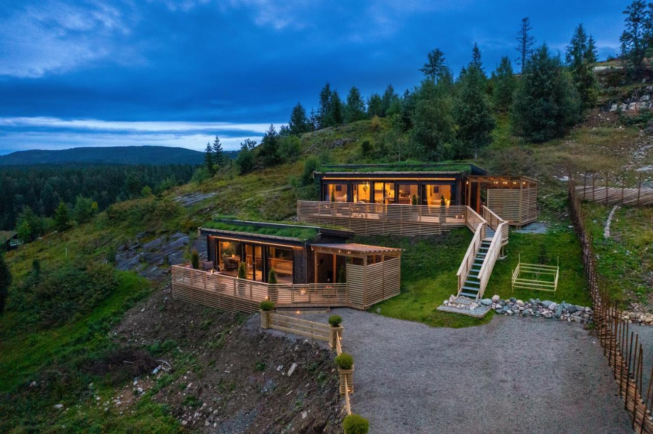 Вилла Hide Hut - Amazing View 50 Min From Oslo Stange Экстерьер фото
